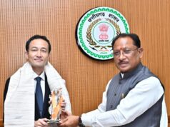 मुख्यमंत्री श्री विष्णु देव साय से जापान दूतावास के राजनीतिक मामलों के मंत्री श्री आबे नोरिआकि ने की सौजन्य मुलाकात