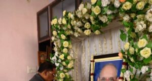 मुख्यमंत्री श्री साय ने रामानुजगंज के श्री ओमप्रकाश जायसवाल के पिताजी के निधन पर सांत्वना देने पहुंचे