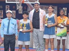 पिछली विजेता युगान्तर पब्लिक स्कूल राजनांदगांव की बालक अंडर 19 बास्केटबाॅल टीम सीबीएसई क्लस्टर बास्केटबाॅल प्रतियोगिता में स्वर्ण पदक जीता …