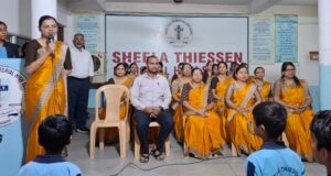 शीला थीजन मेमोरियल हाई स्कूल में गुरु पूर्णिमा पर गुरु-शिष्य परंपरा का हुआ भावपूर्ण आयोजन..