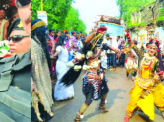 डॉ रमन सिंह की उपस्थिति में भाजपा द्वारा कावडिय़ों का स्वागत नंदई में किया गया…