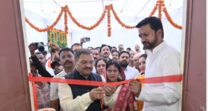 जिला पत्रकार संघ भवन का सांसद संतोष पांडेय ने किया लोकार्पण….