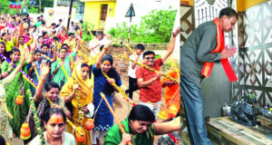 श्रावण मास का प्रथम सोमवार को मंदिरों में बही शिव भक्ति की बयार…