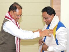 मुख्यमंत्री श्री विष्णु देव साय ने ओडिशा के मुख्यमंत्री श्री मोहन चरण माझी से की सौजन्य भेंट