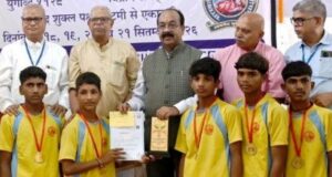 अनुशासन, आत्मविश्वास और ऊर्जा के साथ लक्ष्य की ओर बढ़ने की प्रेरणा देता है खेल – उप श्री अरुण साव