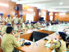 गणेश विसर्जन झांकी को लेकर प्रशासन व पुलिस की अहम बैठक: डीजे में अधिकतम 4 बेस व 4 टॉप की अनुमति, रूट उल्लंघन पर होगी सख्ती…