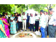 वार्ड नं. 22 में विकास कार्यो के लिए महापौर ने किया भूमिपूजन…