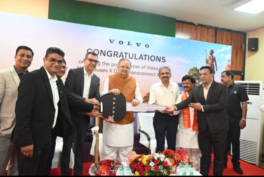 दादा ट्रैवल्स ने लॉन्च की सुपर प्रीमियम Volvo 9600 SLX बस, पूर्व सीएम डॉ. रमन सिंह ने किया शुभारंभ…