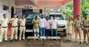 24 घंटे के भीतर लूट का पर्दाफाश: थार में सवार होकर आए 4 आरोपी गिरफ्तार, 4 लाख का मशरूका बरामद…