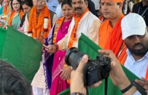 बिलासपुर संभाग के 850 श्रद्धालु विशेष ट्रेन से अयोध्या धाम रवाना