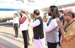 राष्ट्रपति द्रौपदी मुर्मु छत्तीसगढ़ प्रवास के पश्चात रायपुर से हुईं रवाना