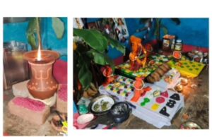 महरूम में नवदिवसीय श्री मीनाक्षी नवाहर्चन व दुर्गा पाठ का भव्य आयोजन, तीसरे दिन भी उमड़ी श्रद्धालुओं की भीड़.