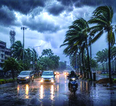 तूफान अर्नव और मूसलाधार बारिश से थमी जिंदगी की रफ्तार, करवा चौथ के उत्साह पर बादलों का पहरा…